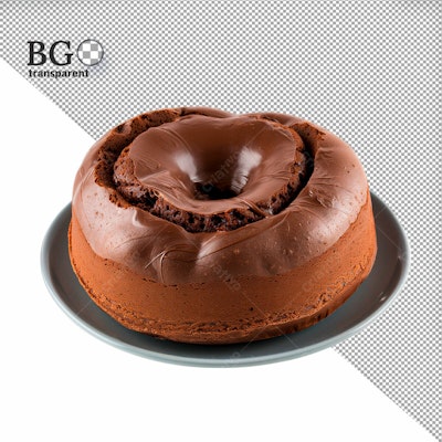 Imagem Bolo de Chocolate PSD Editável