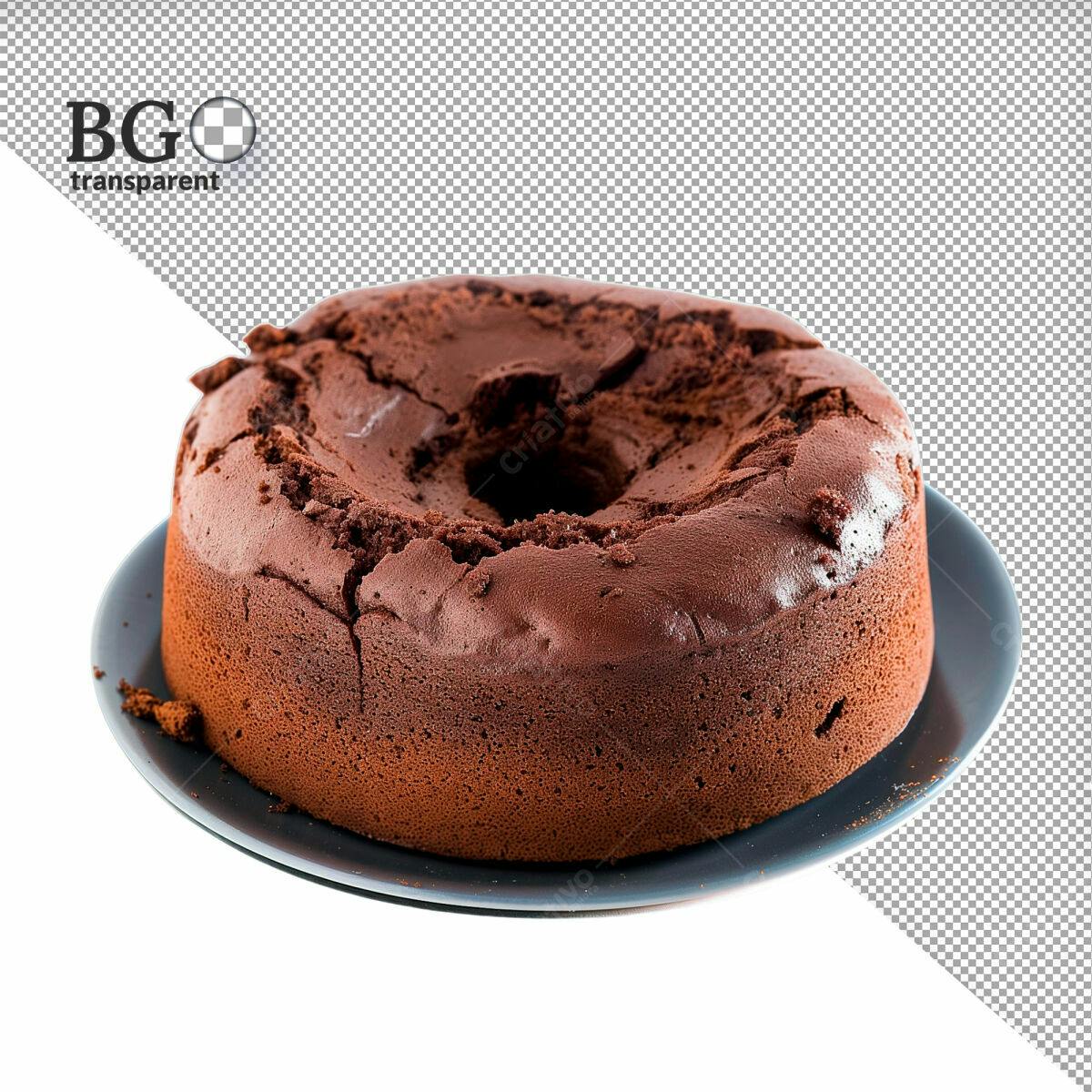 Imagem de Bolo de Chocolate PSD Editável