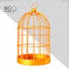 Golden 3d transparent png cages