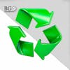 3d icon recycling symbol high quality for composition.