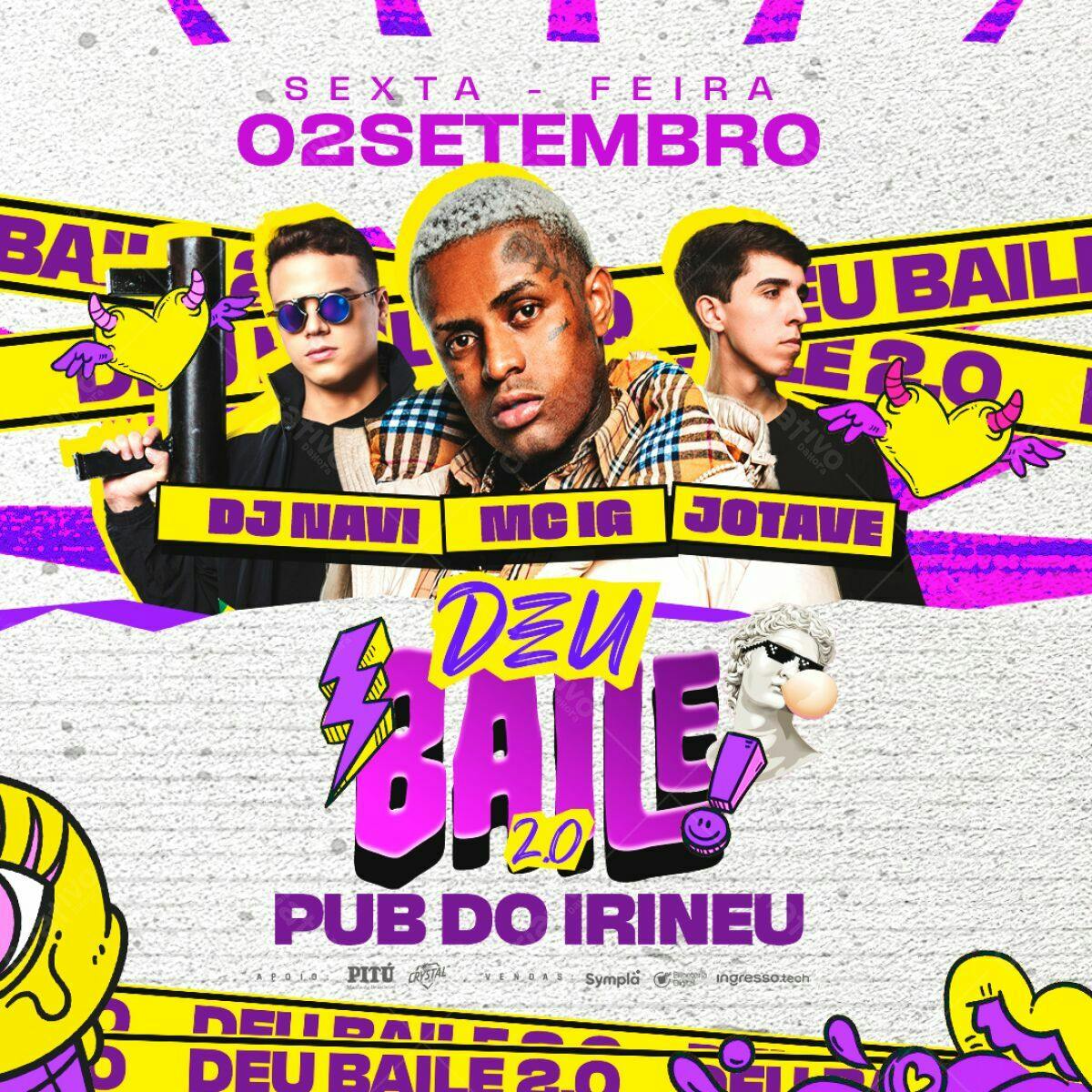 Flyer Festa Deu Baile 2.0 PSD Editável