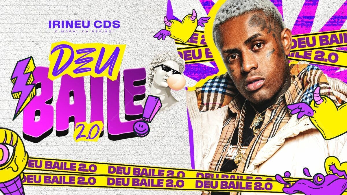 Flyer para Evento Musical "Deu Baile 2.0" PSD Editável