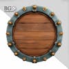 High quality wooden 3d element for composition