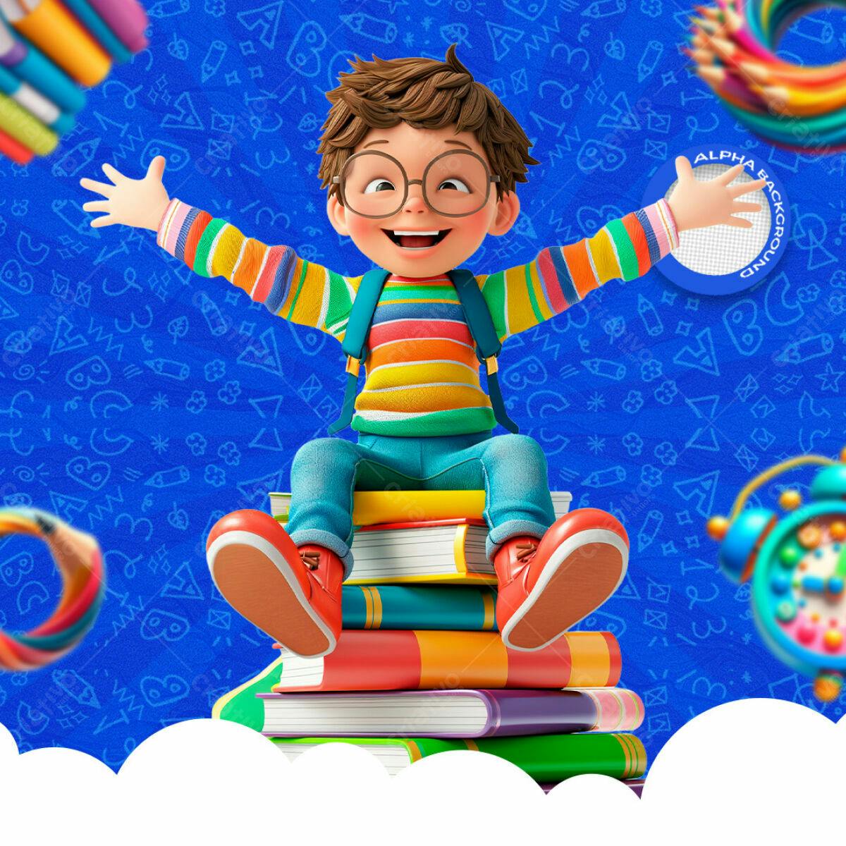 Banner Volta às Aulas PSD Editável