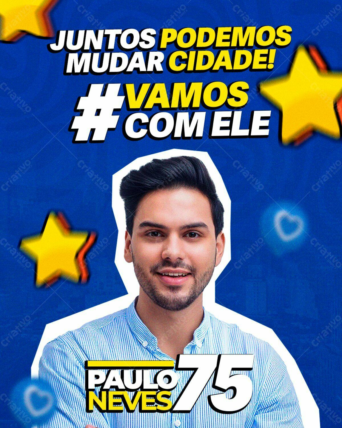 Flyer para Campanha Política PSD Editável