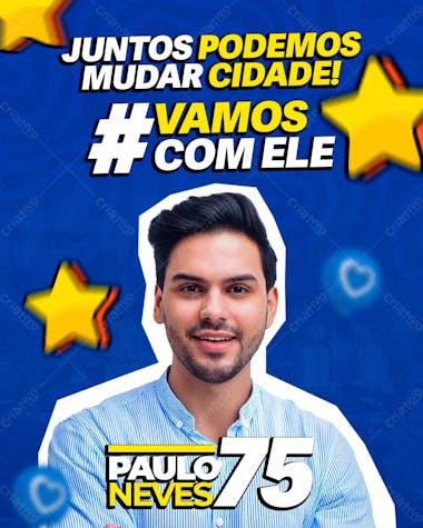 1 arte social media eleições 2024 prefeito paulo 2024