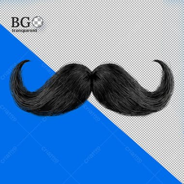 Bigode 3d em alta qualidade para o dia dos pais