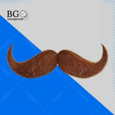 Bigode 3d em alta qualidade para o dia dos pais