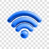 Pgn wifi azul tip o 3d