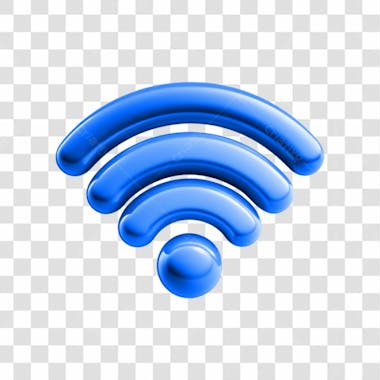 Pgn wifi azul tip o 3d