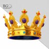 High quality 3d crown for composition