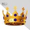 High quality 3d crown for composition