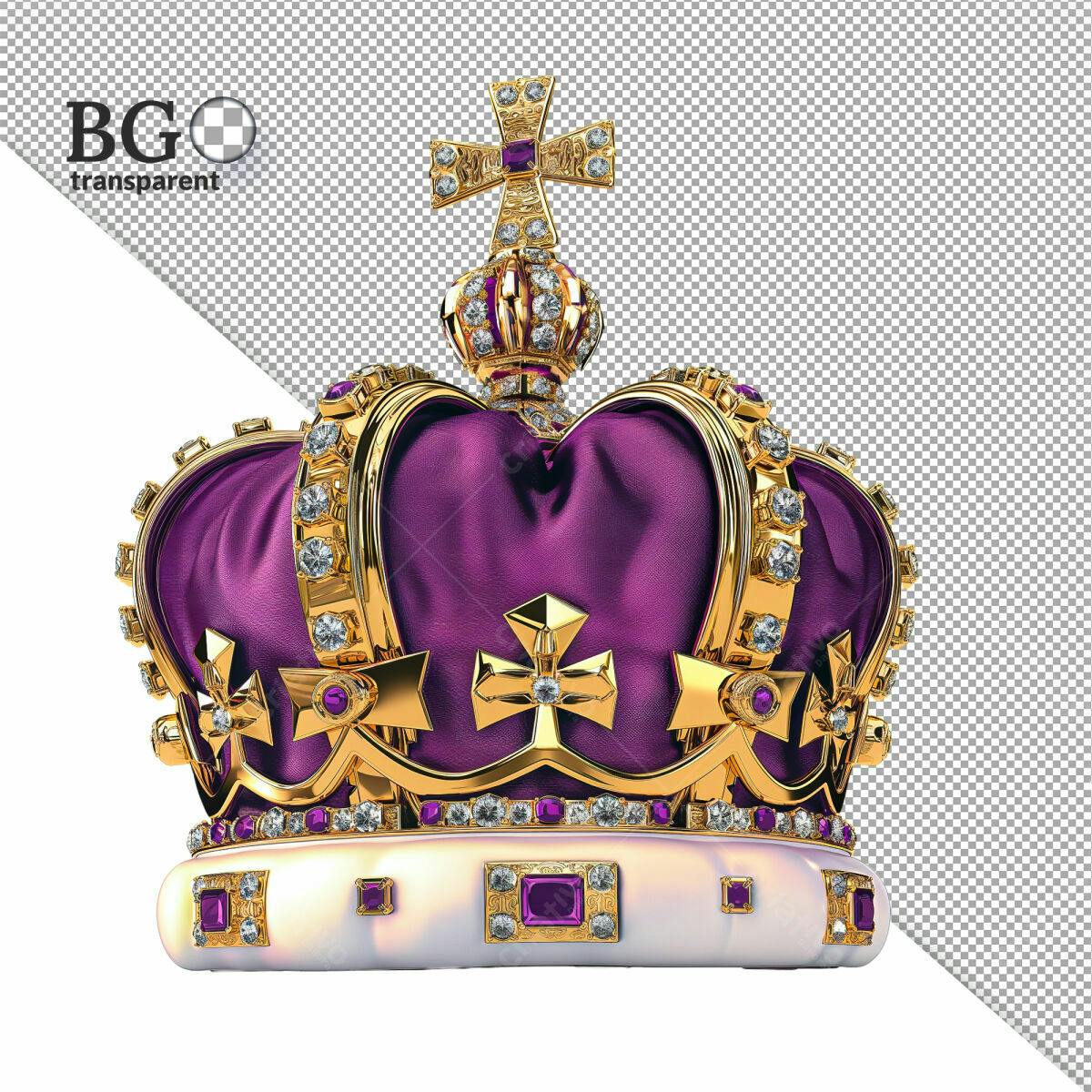 Coroa Real Luxuosa PSD Editável
