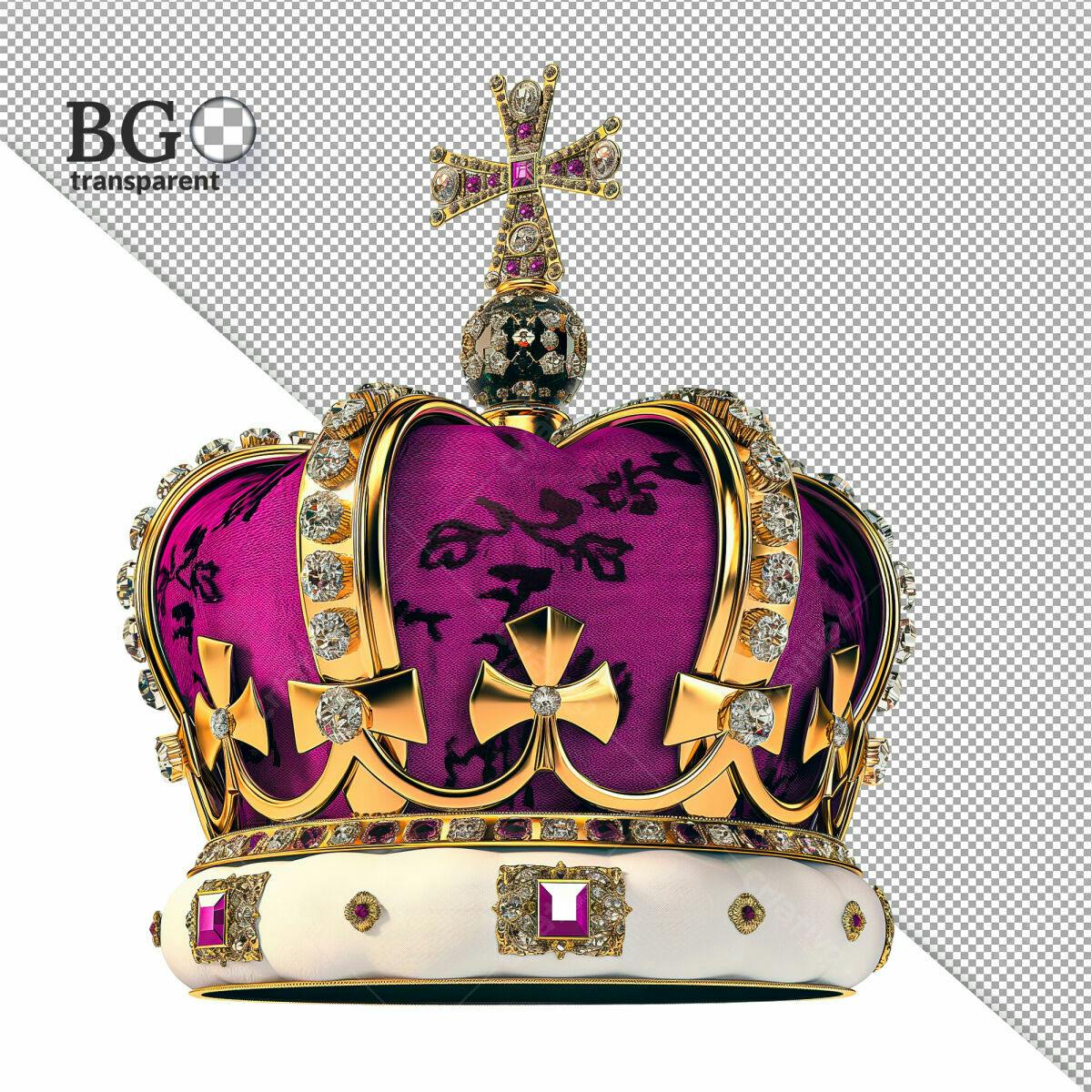 Coroa Real Luxuosa PSD Editável