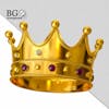 High quality 3d crown for composition