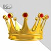 High quality 3d crown for composition