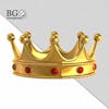 High quality 3d crown for composition