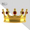 High quality 3d crown for composition