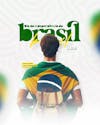 Brazil independence day 07 september social media feed editable psd template b 1