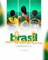 Brazil independence day, september 7th, social media feed, editable psd and 1