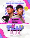 Flyer, event, trap house, feed, editable psd template