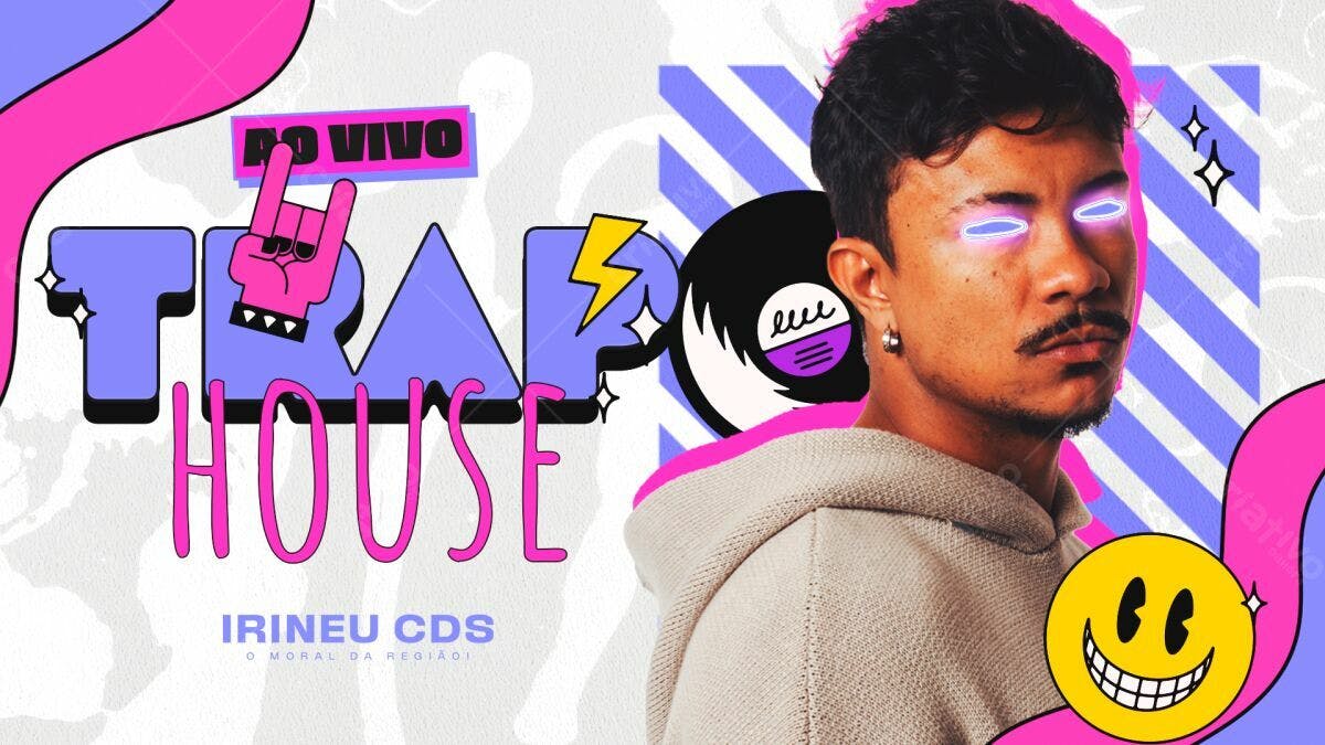Flyer para Evento Trap House PSD Editável