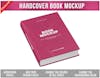 Livro de capa dura mockup