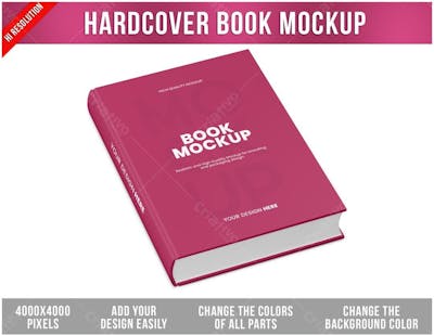 Livro De Capa Dura Mockup