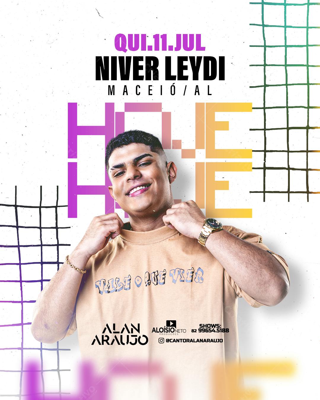 Flyer para Aniversário PSD Editável