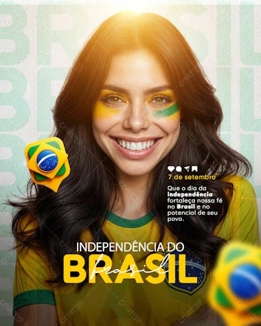 7 de setembro independência do brasil feed