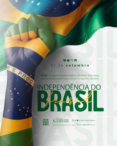 7 de setembro independência do brasil feed