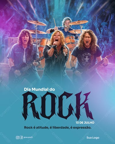 Criativo De Dia Do Rock 05