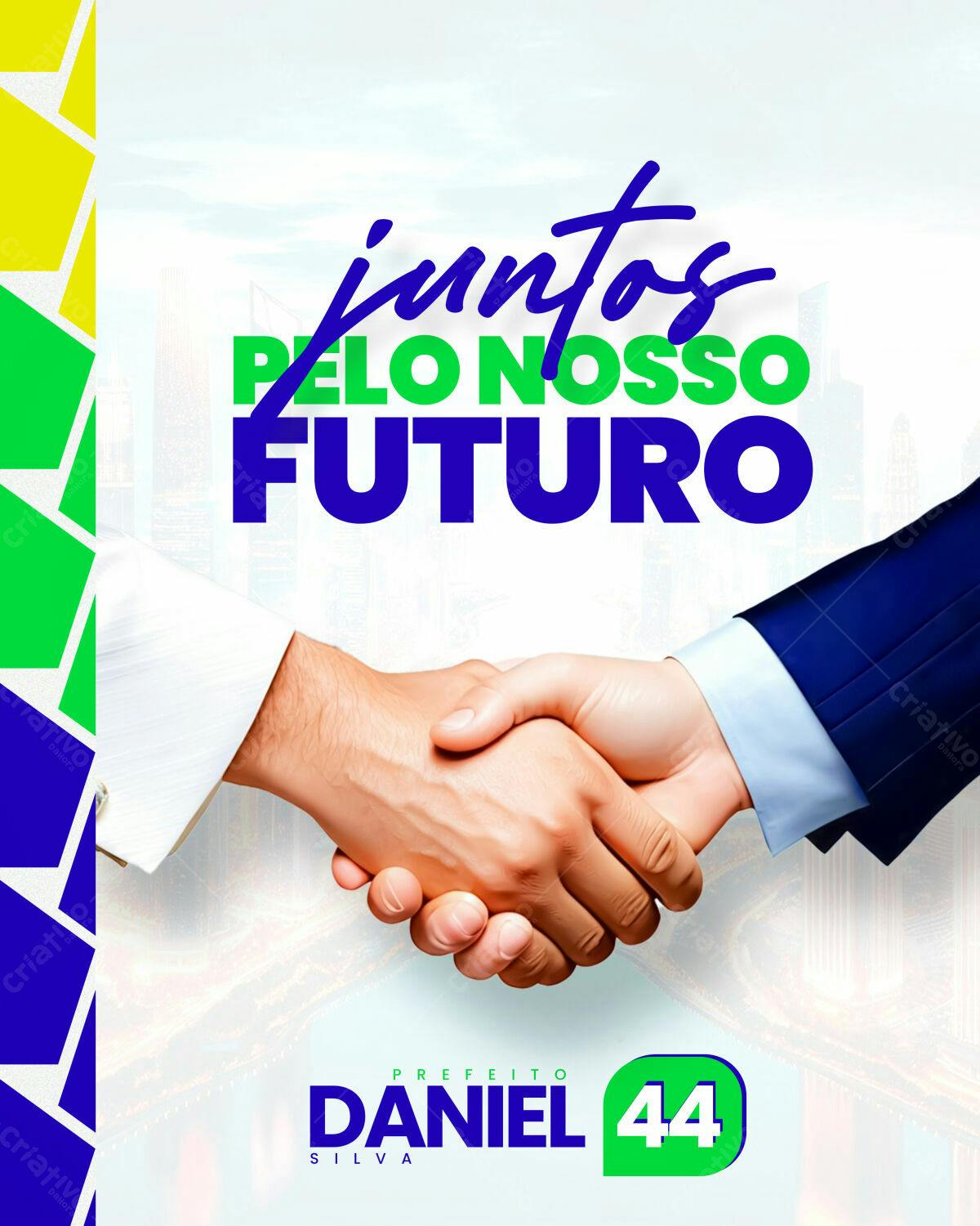 Flyer para Campanha Política PSD Editável