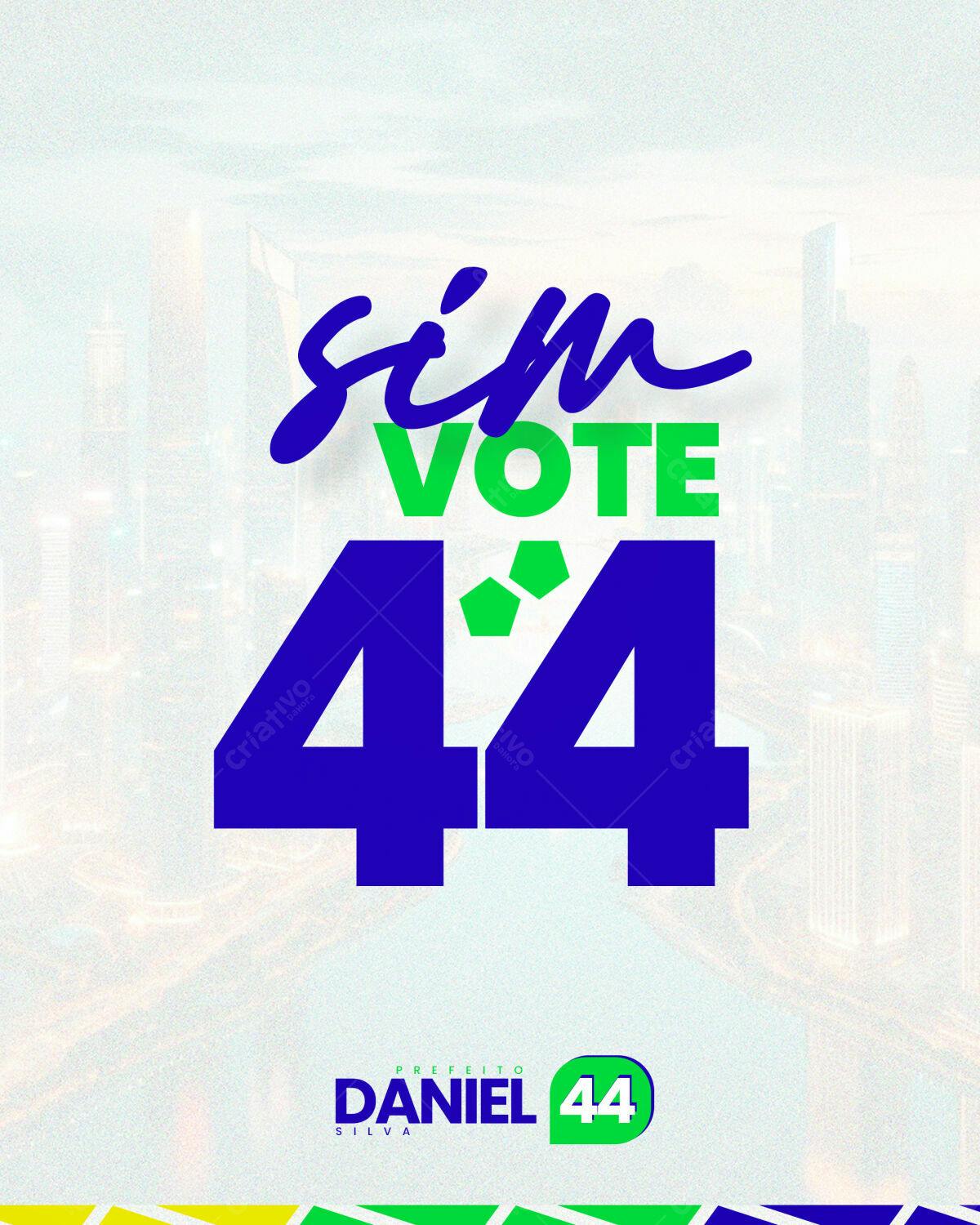Material de Campanha Eleitoral PSD Editável