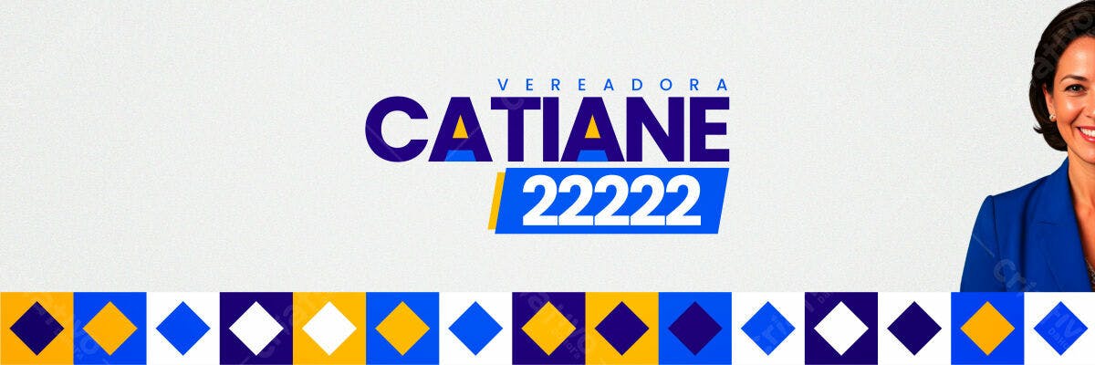 Banner Eleitoral para Candidata PSD Editável