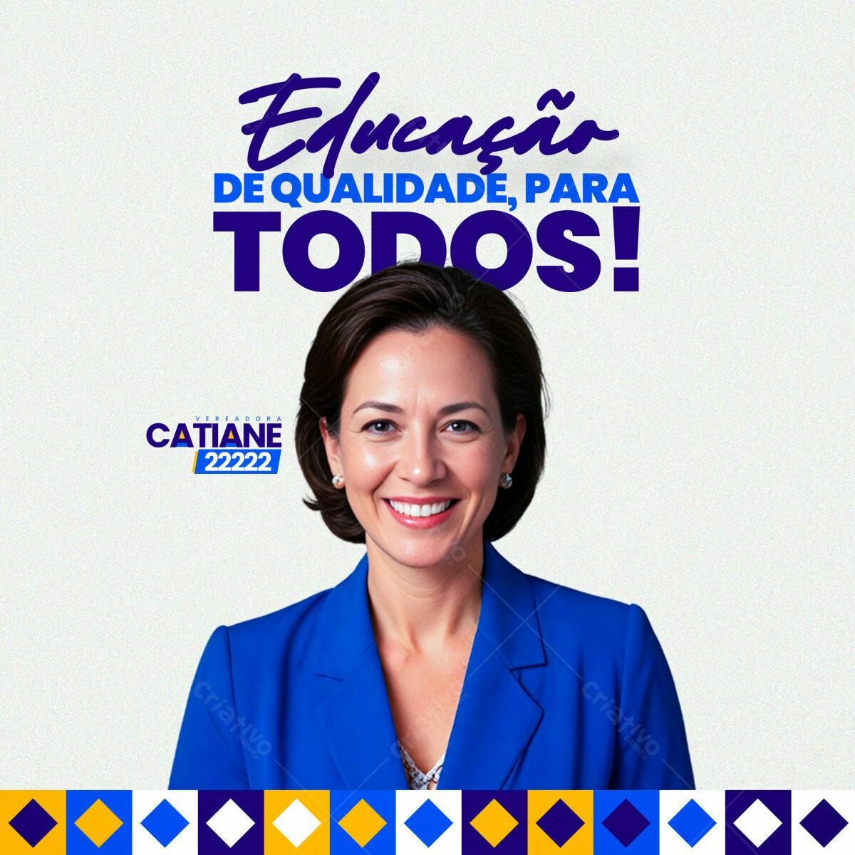 Flyer para Campanha Política PSD Editável