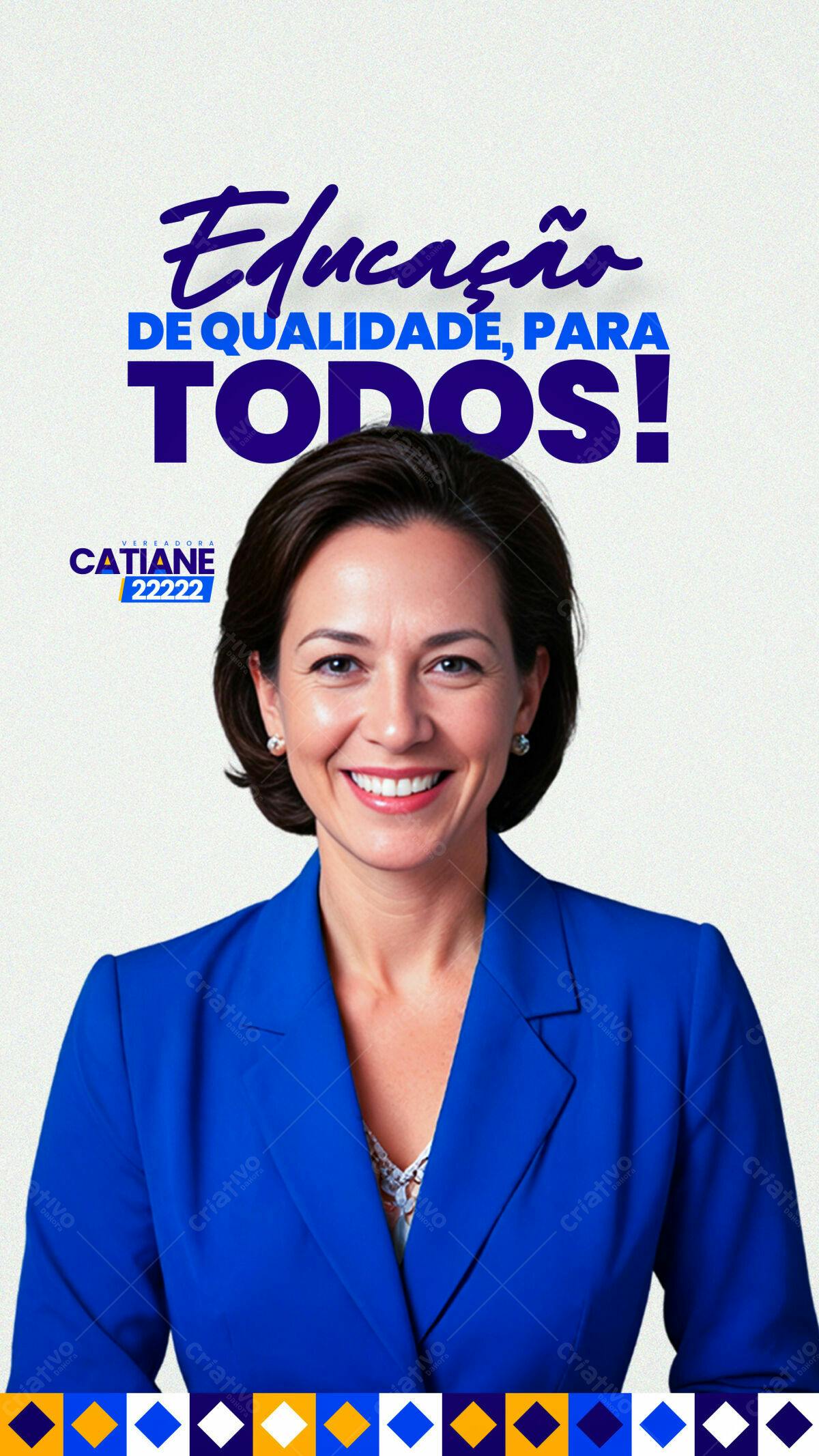 PSD para Campanha Política PSD Editável