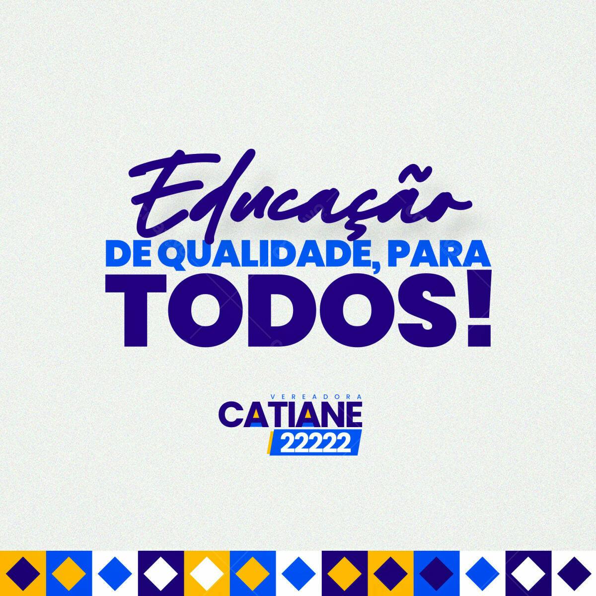 Flyer Eleições Educação de Qualidade PSD Editável