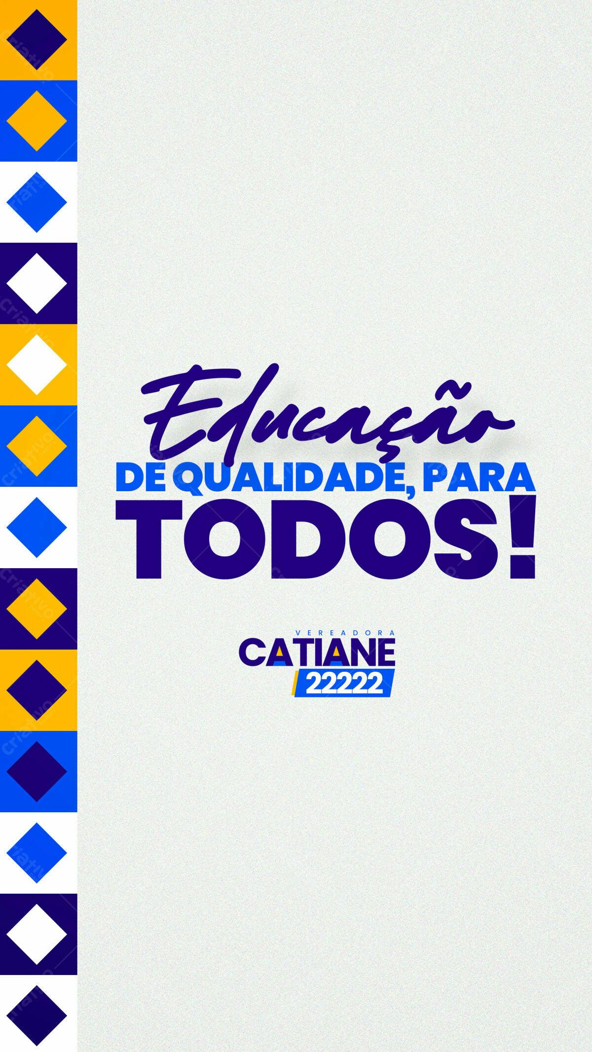Flyer para Campanha Política PSD Editável