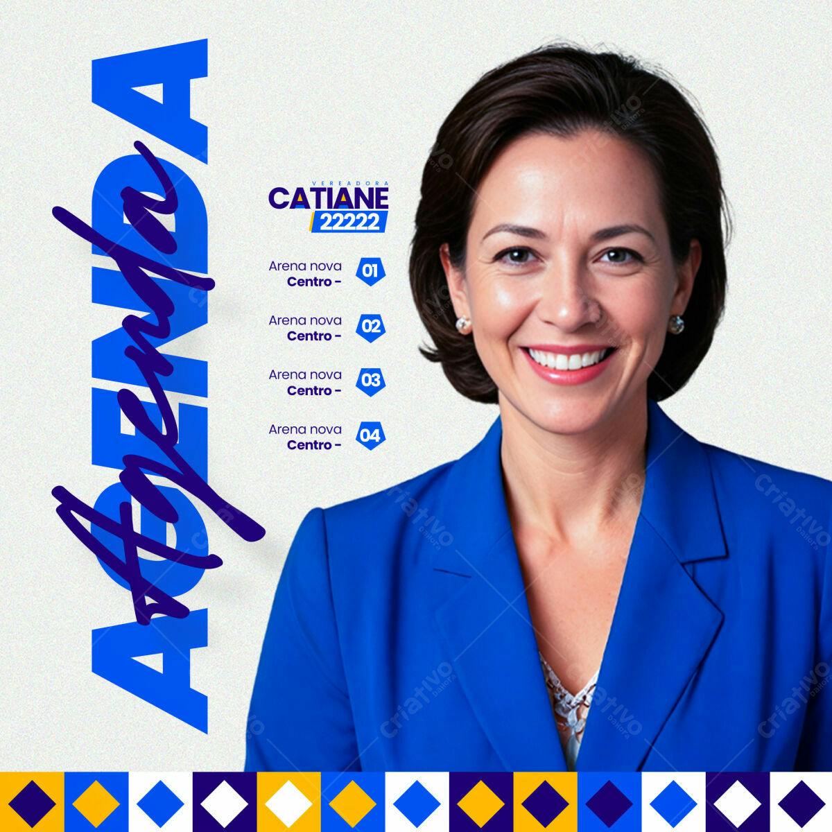 Flyer para Campanha Política PSD Editável
