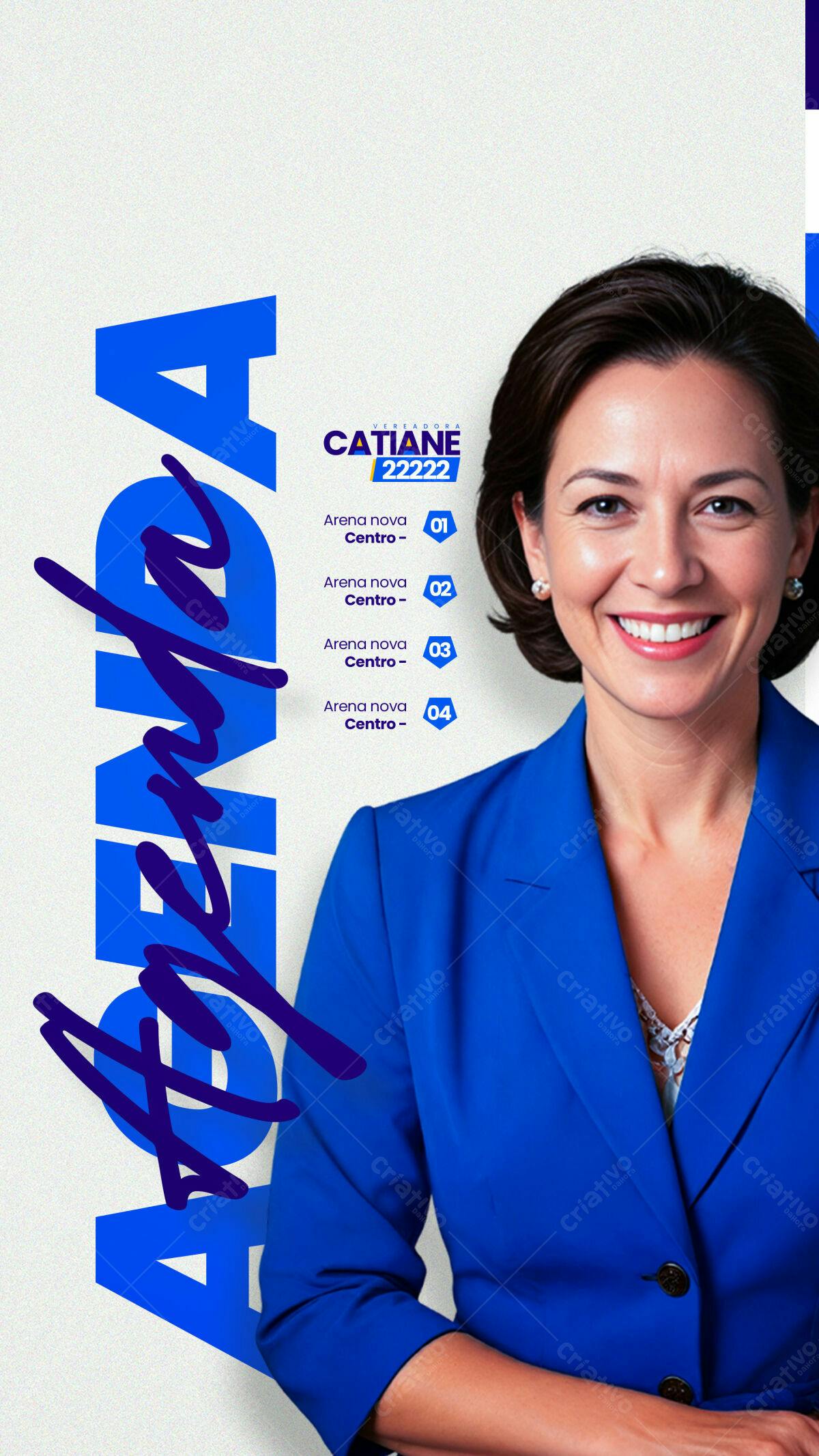 Flyer para Campanha Política PSD Editável