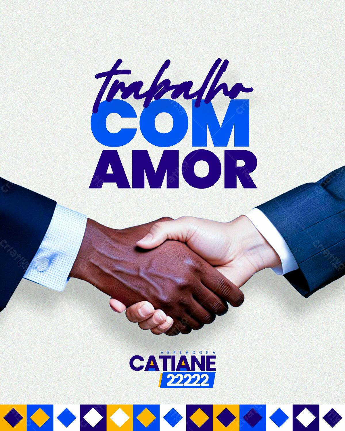 Postagem Política para Candidata PSD Editável