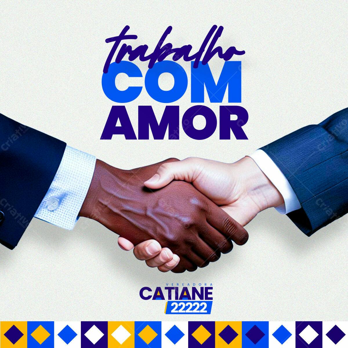 Postagem para Campanha Política PSD Editável
