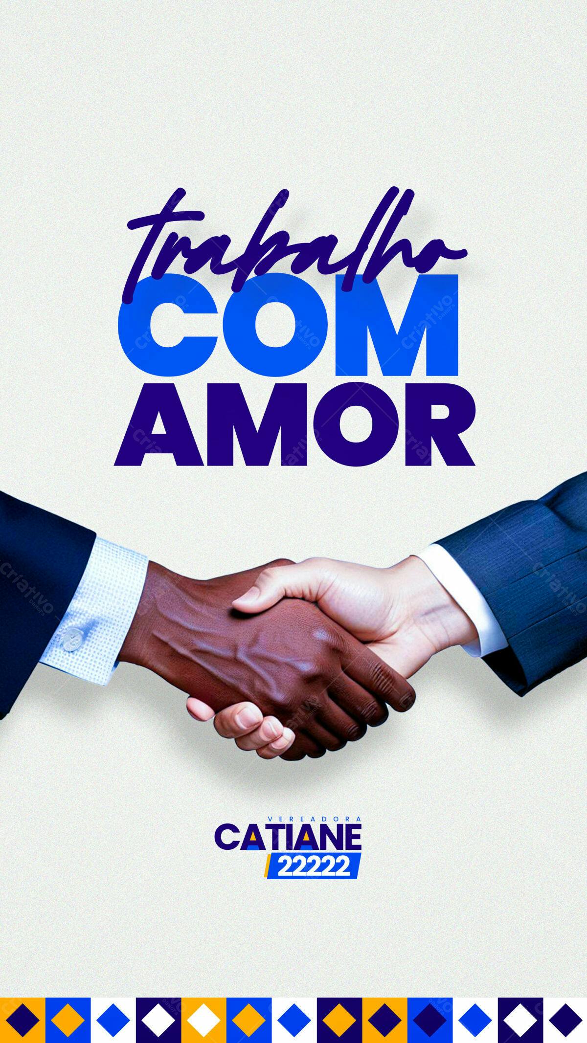 Flyer Eleições Vereadora PSD Editável