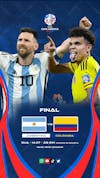 Copa america argentina vs colombia.