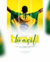 Brazil independence day, september 7th, social media feed psd editable graphic 1