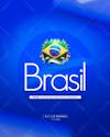 Brazil independence day, september 7, social media feed, editable psd, j5