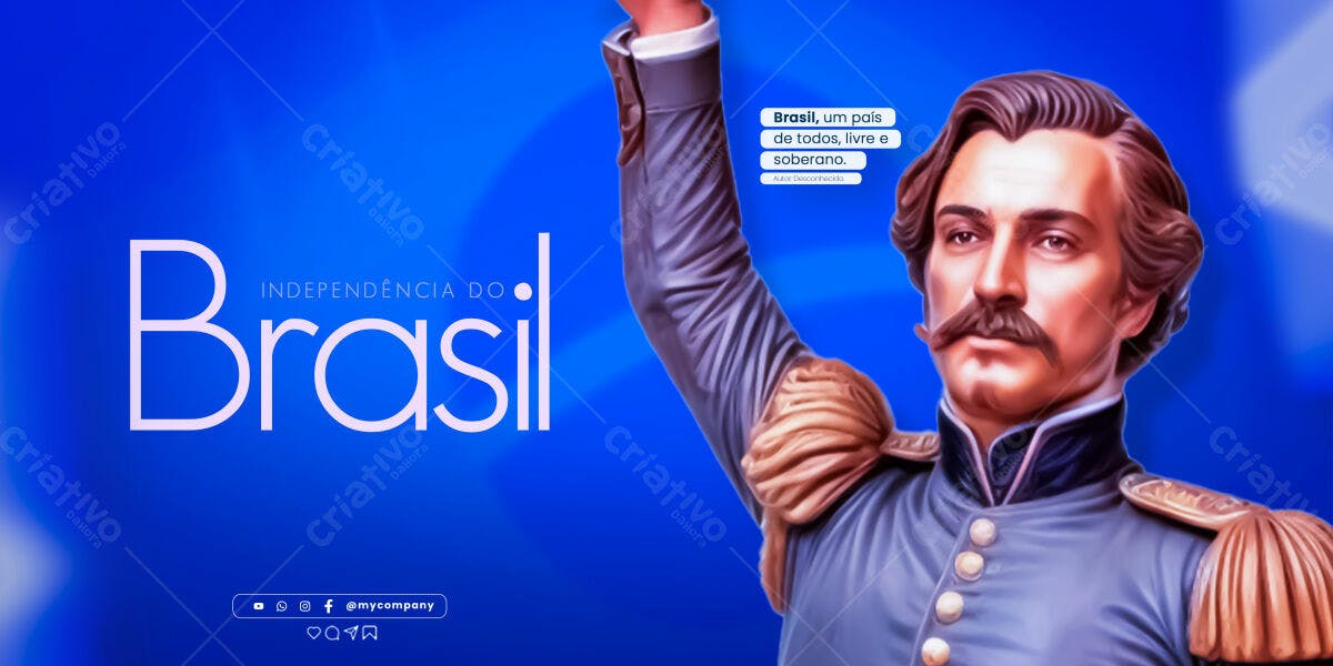 Banner 7 de Setembro PSD Editável