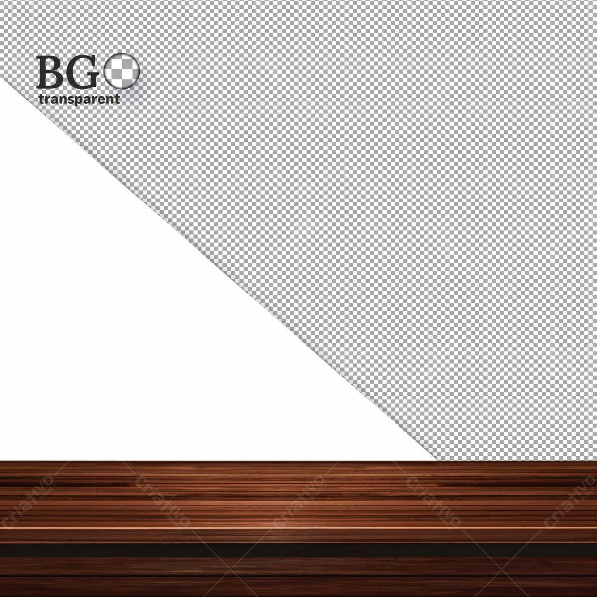 Mockup de Mesa de Madeira PSD Editável
