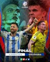 Flyer futebol final copa america